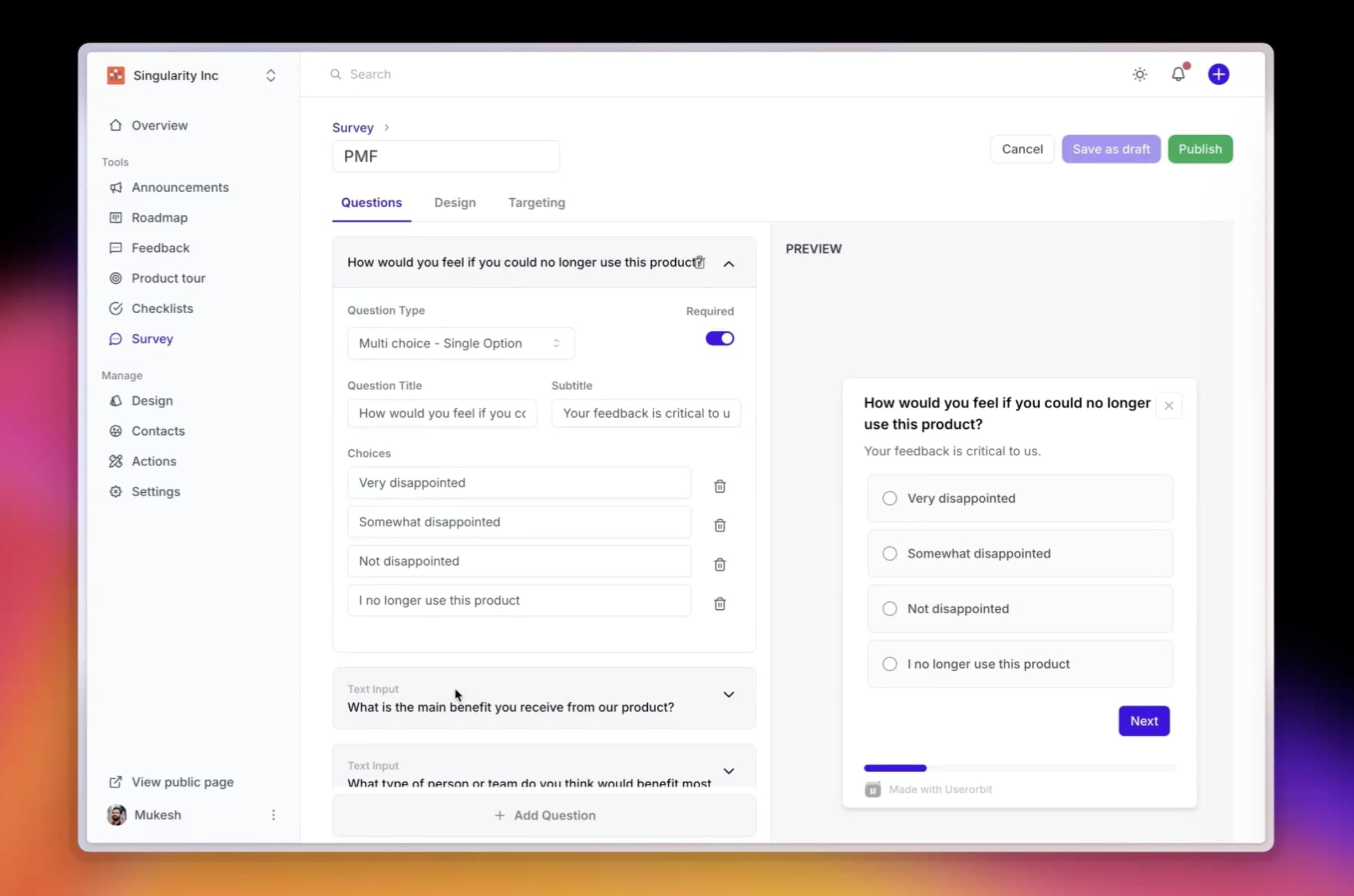 Surveys course preview