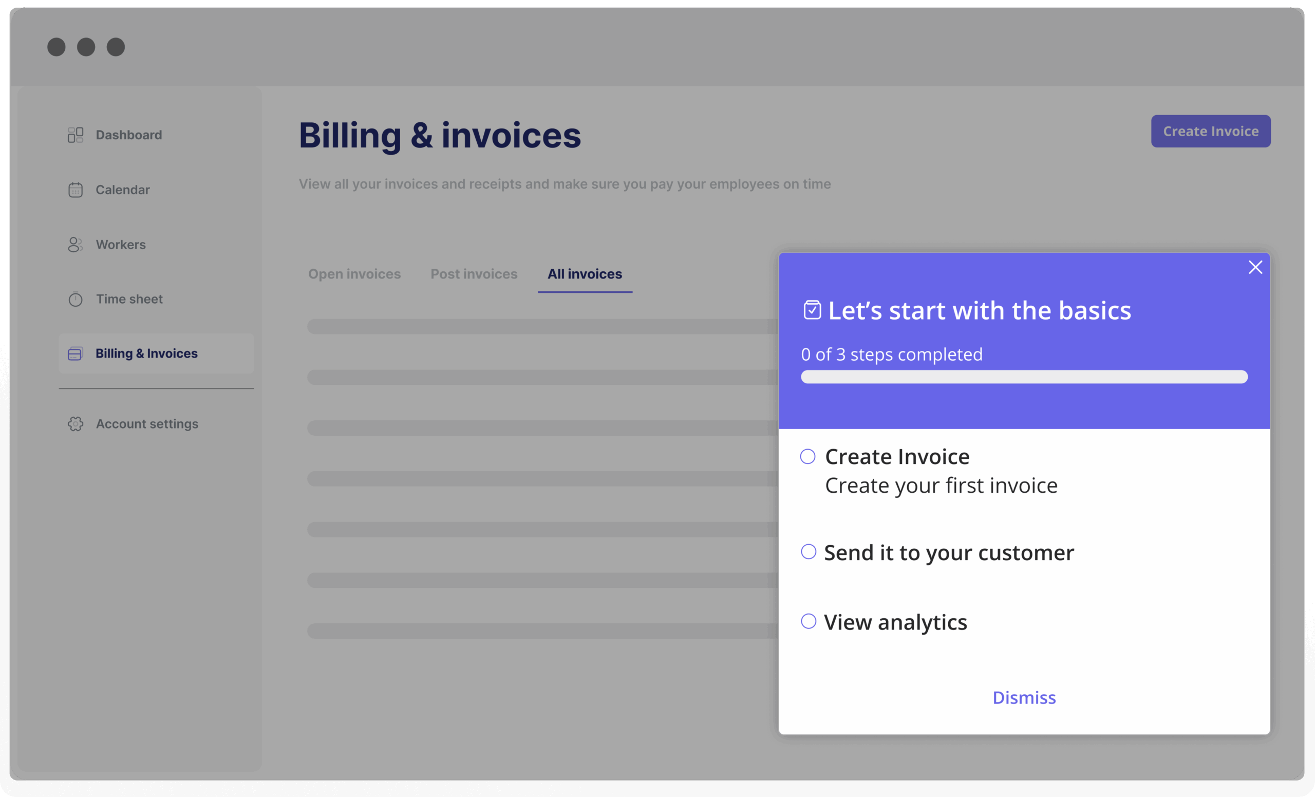 Userpilot onboarding checklist with three activation tasks inside a product
